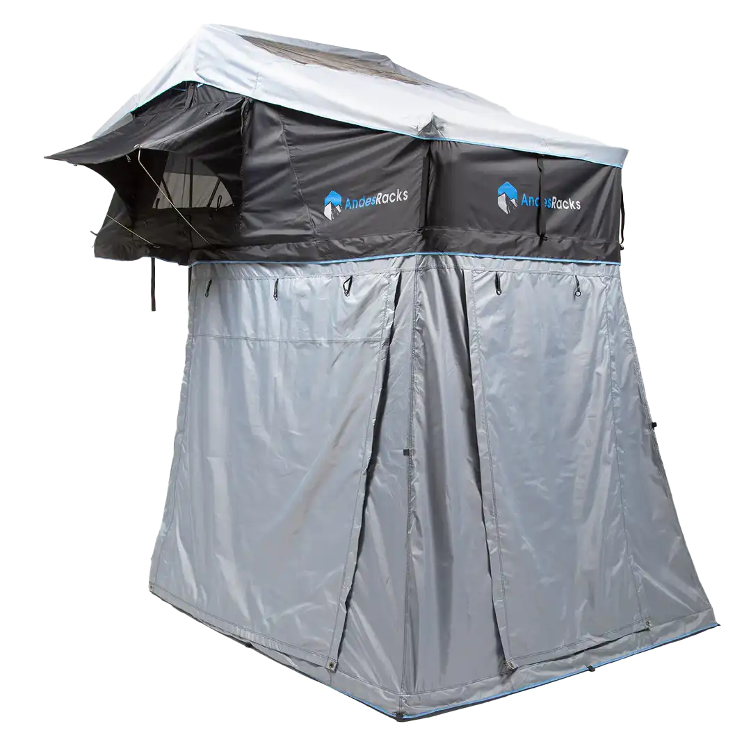 Carpa de Techo para 2 a 3 Personas con Anexo – AndesRacks