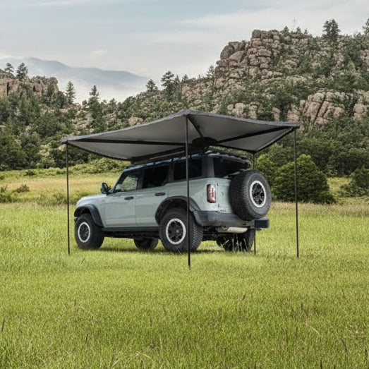 Toldo Gris 270° de Cobertura Panorámica y Montaje Rápido – San Hima