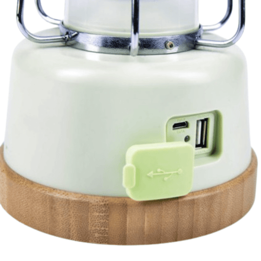 Lámpara Farol Recargable con Dimmer y Detalles Rústicos – Wild Land