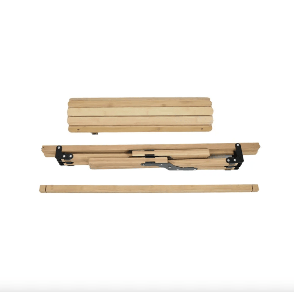 Mesa de Camping Plegable de Bambú Natural con Soporte de 120 kg – Wild Land