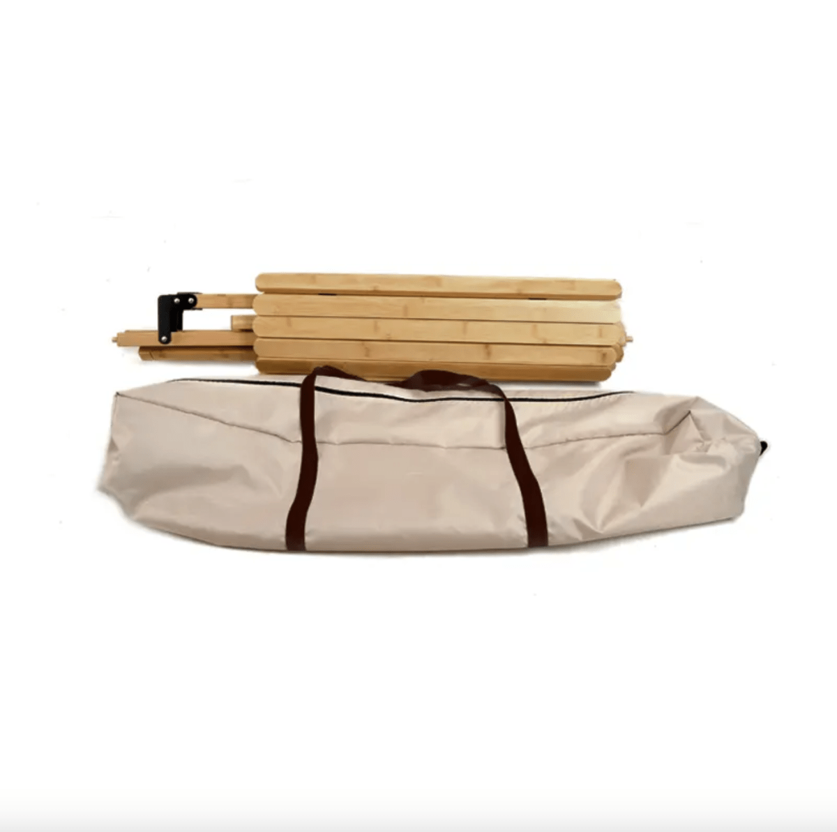 Mesa de Camping Plegable de Bambú Natural con Soporte de 120 kg – Wild Land