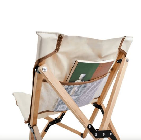 Silla Plegable de Bambú con Tela Canvas y Diseño Ergonómico – Wild Land