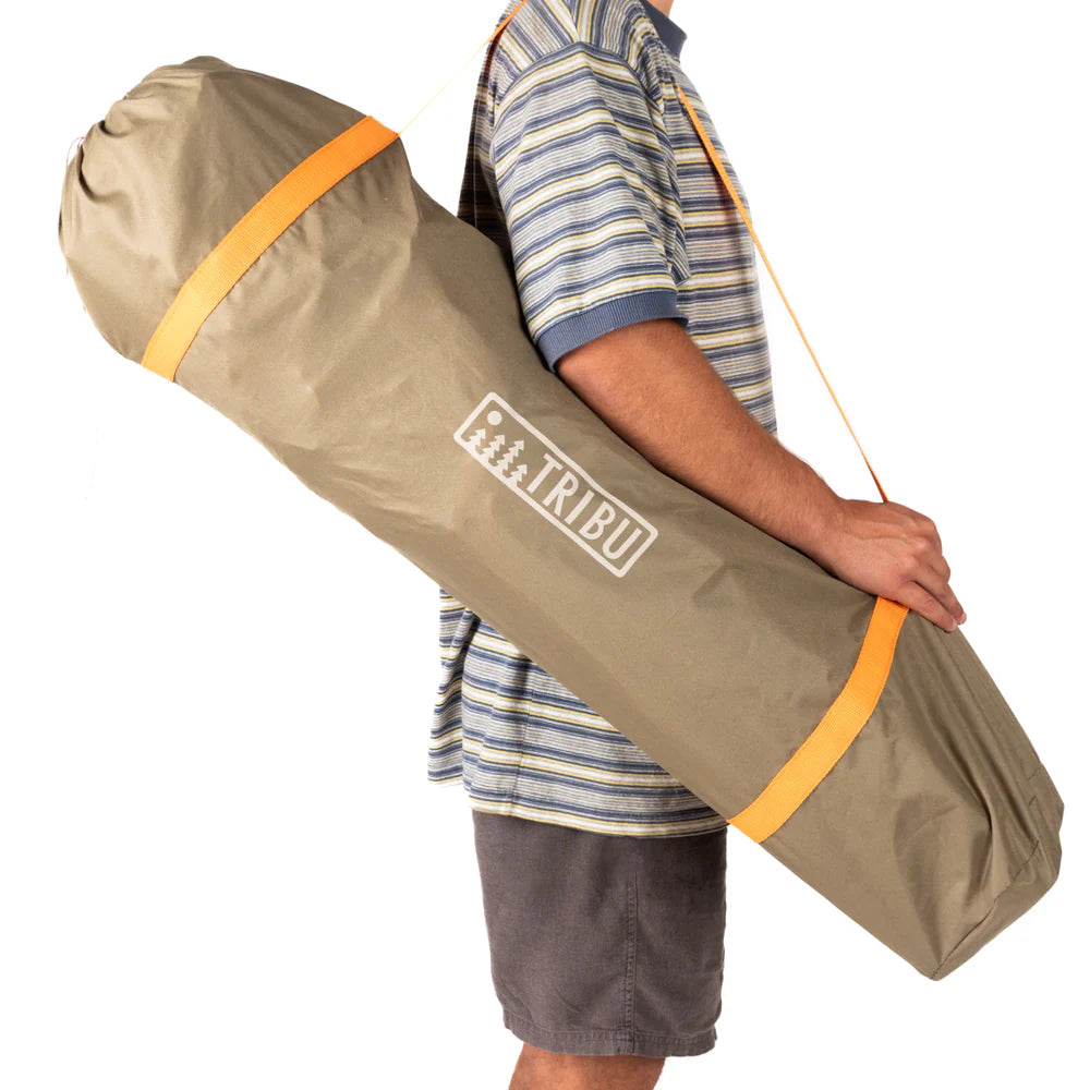 Silla de Camping Simple | Soporte Lumbar, Portavasos y Bolsa de Transporte – TRIBU