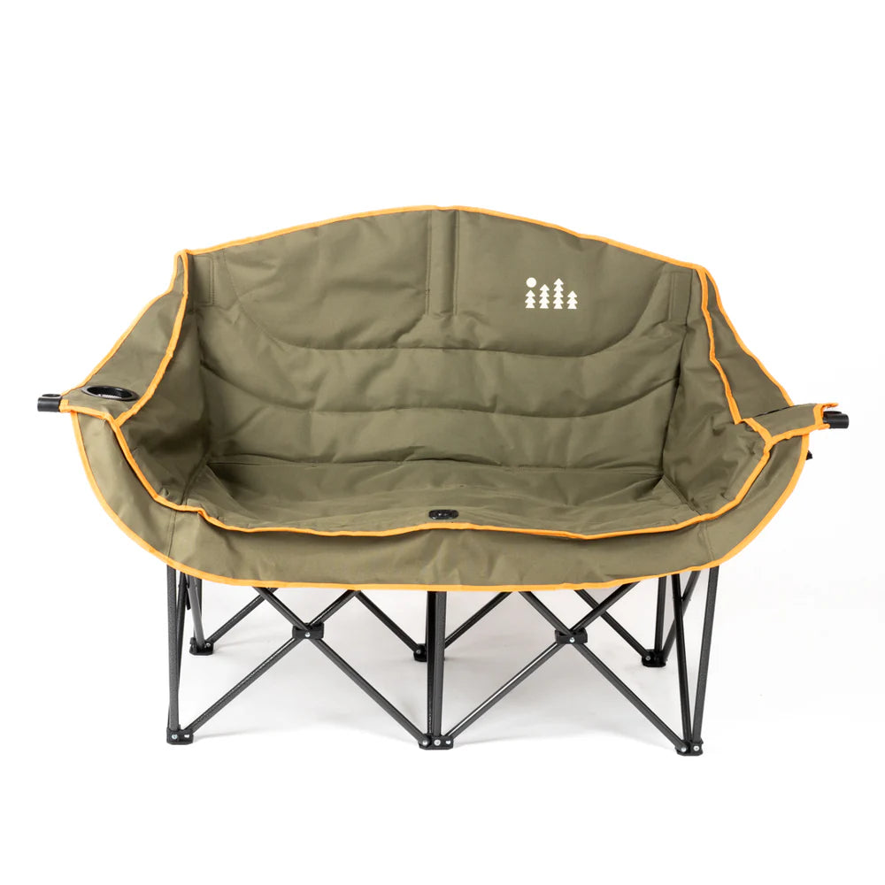 Silla de Camping Doble | Comodidad, Portavasos y Bolsa de Transporte – TRIBU