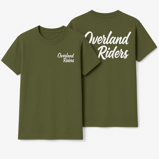 Polera Polo 100% Algodón con Logo Blanco - Overland Riders