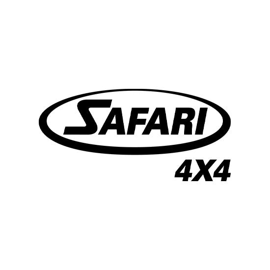 Logotipo Safari 4x4 de la marca australiana para snorkels y proteccion del motor off road
