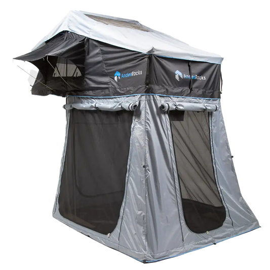 Carpa de Techo para 4 a 5 Personas con Anexo – AndesRacks