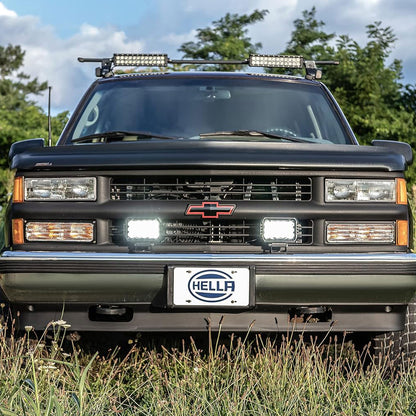 Kit Faros LED 450 3.2" y 3 000 lm Spot Beam de Línea Hella ValueFit – Hella