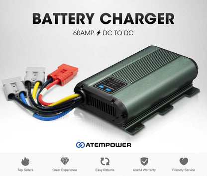 Cargador / Aislador / Controlador Solar DC-DC MPPT 60 A – Atem Power
