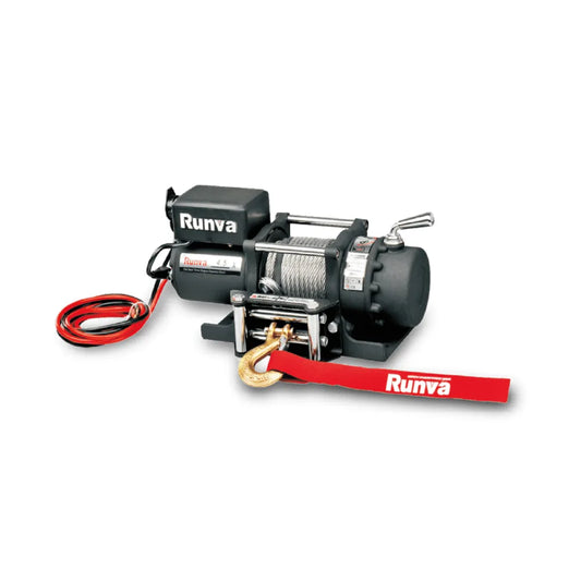 Winche 4.500 lbs 12V EWX4500U Con Línea de Acero – Runva