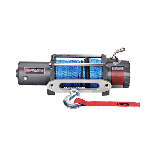 Winche 9.500 lbs 12V EWX9500U Con Línea Sintética – Runva