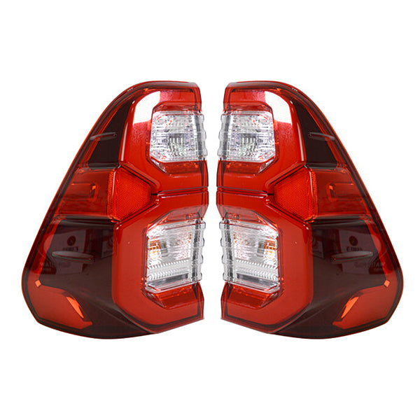 Juego de Focos Traseros LED Toyota Hilux 2016-2024 - Go Motors