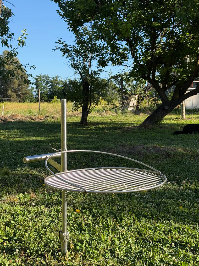 Parrilla Inoxidable de Camping Grande - Humos