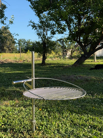 Parrilla Inoxidable de Camping Grande - Humos