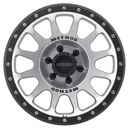 Llanta 305 Machined Black Lip 6x139.7 R18 Offset -12 mm – Method Race Wheels
