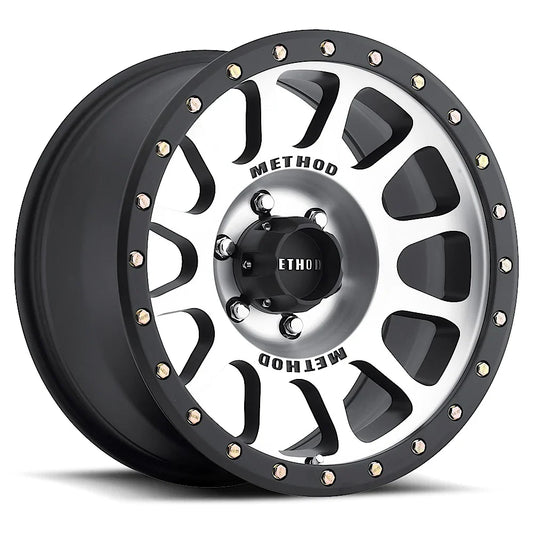 Llanta 305 Machined Black Lip 6x139.7 R18 Offset -12 mm – Method Race Wheels