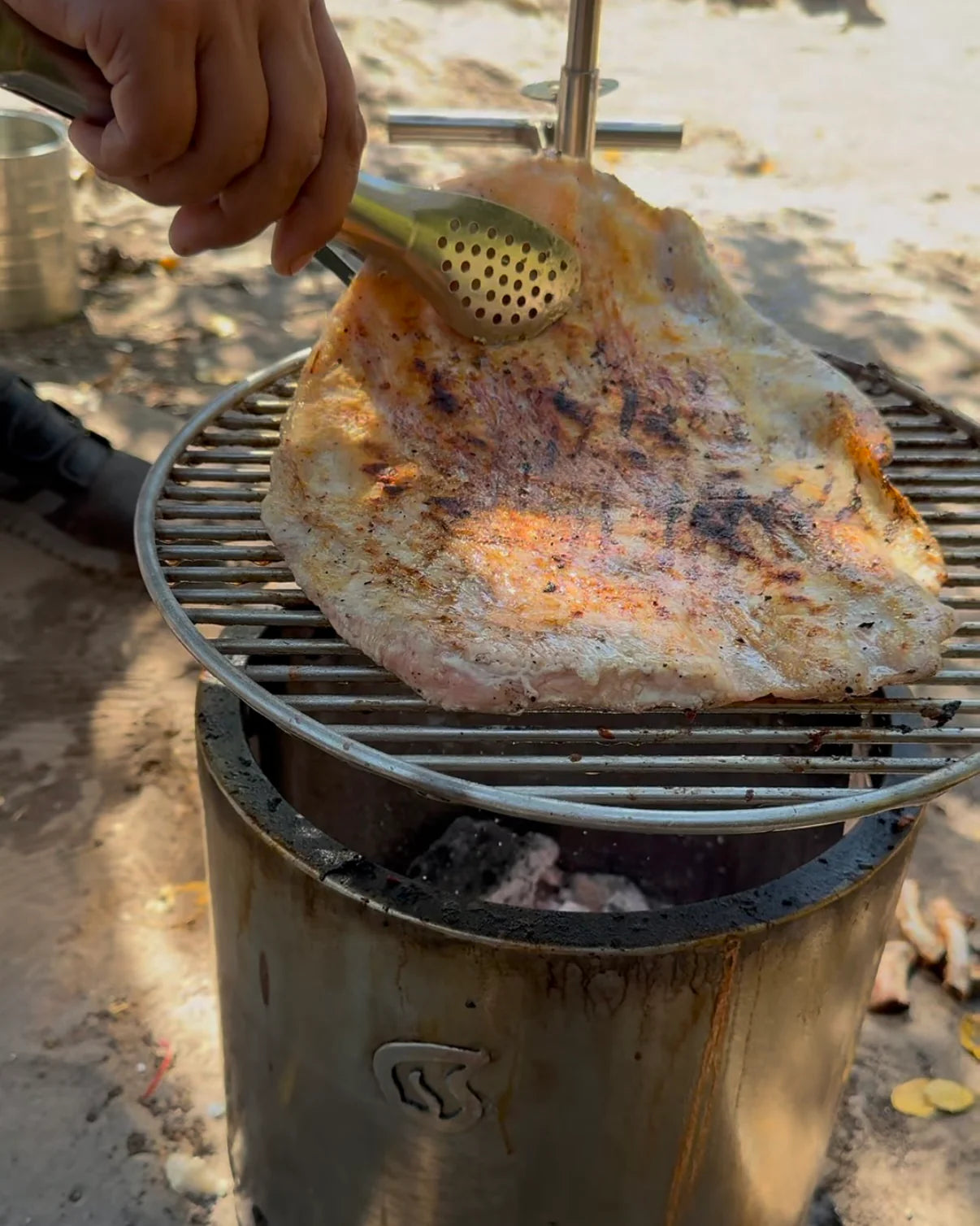 Parrilla Inoxidable Para Brasero Mediano - Humos
