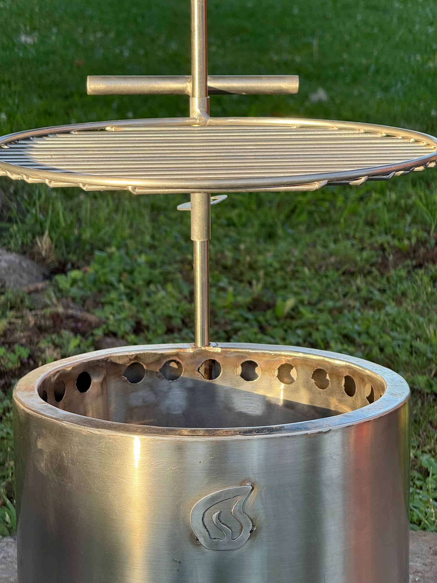 Parrilla Inoxidable Para Brasero Mediano - Humos