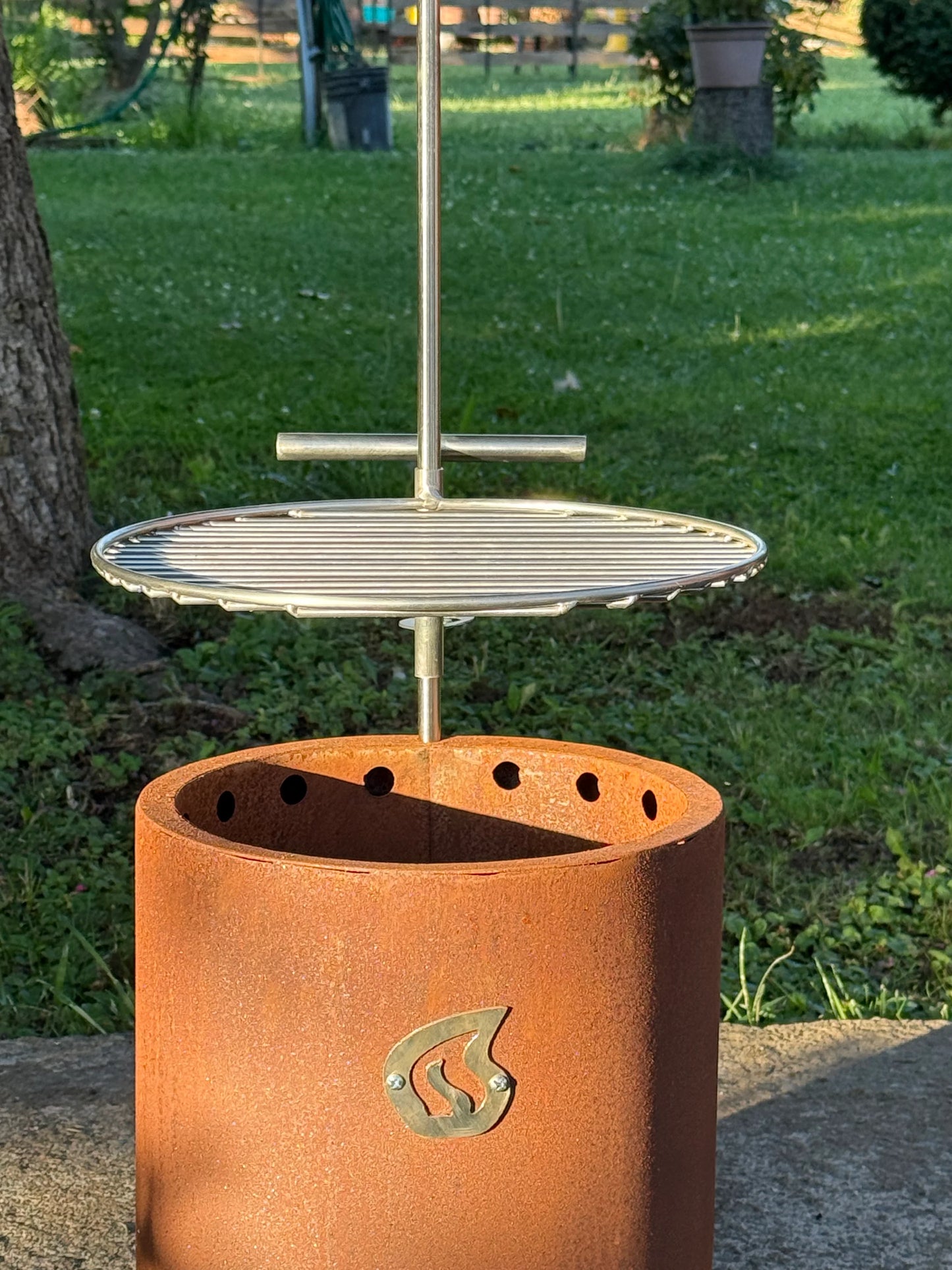 Parrilla Inoxidable Para Brasero Mediano - Humos