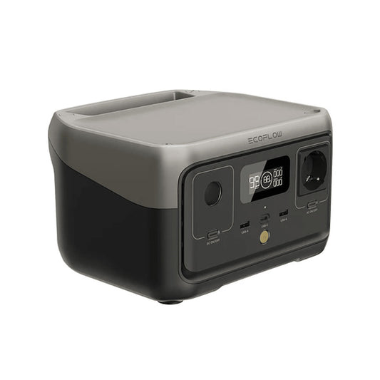 Estación de Energía Portátil RIVER 2 con capacidad de 256 Wh y potencia de 300 W AC – EcoFlow