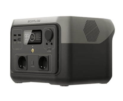 Estación de Energía Portátil RIVER Max 2 con capacidad de 512 Wh y potencia de 500 W AC – EcoFlow