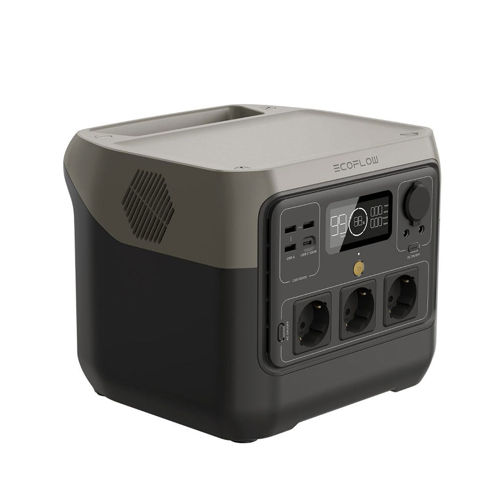 Estación de Energía Portátil RIVER 2 Pro con capacidad de 768 Wh y potencia de 800 W AC – EcoFlow