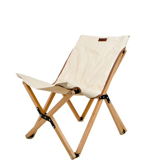 Silla Plegable de Bambú con Tela Canvas y Diseño Ergonómico – Wild Land