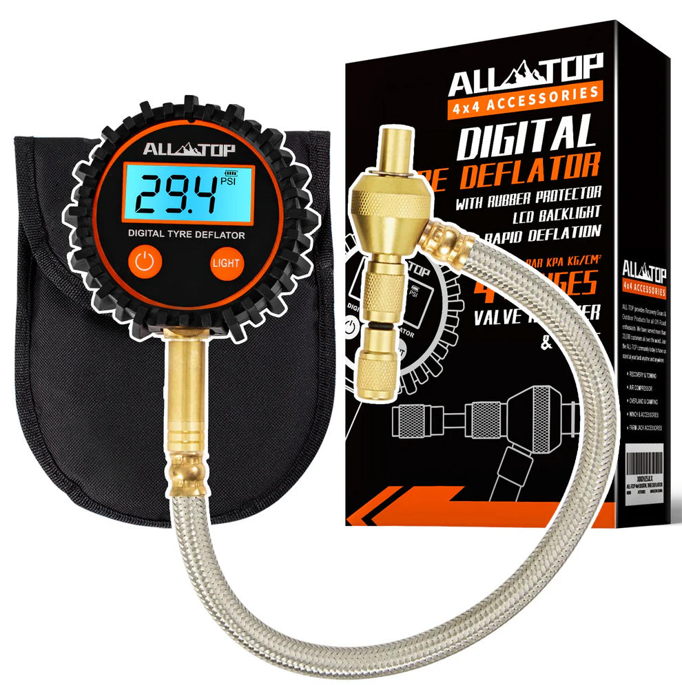 Desinflador Digital de Neumáticos con Pantalla LED Retroiluminada – ALL-TOP