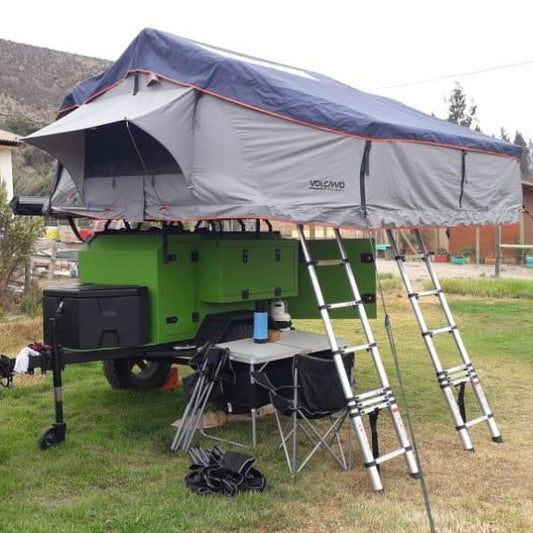 Carpa de Techo Premium para 5 a 6 Personas con Luz LED 2,2 mt – Volcano