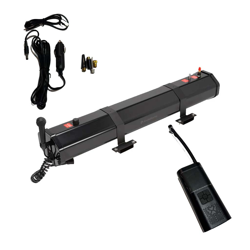 Estanque de Agua 30 Litros con Ducha a Presión (Incluye Compresor Multiuso) – AndesRacks