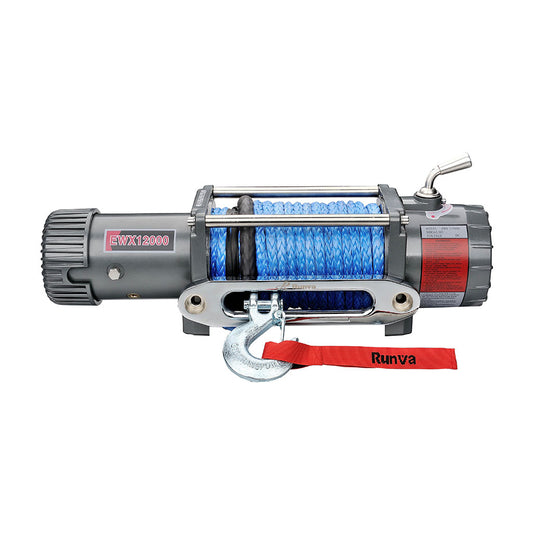 Winche 12.000 lbs 12V EWX12000U Con Línea Sintética – Runva