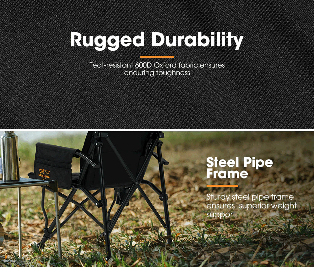 Silla de Camping con capacidad de hasta 200 Kg – San Hima