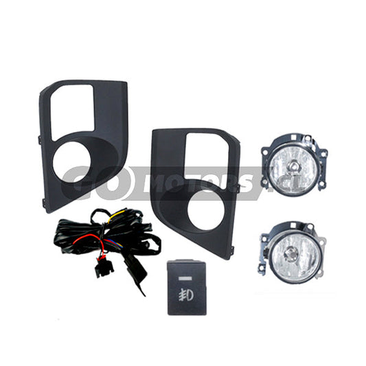 Kit Neblineros Mitsubishi L200 con focos, soportes y cableado para instalación fácil