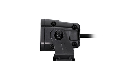 Barra LED de iluminación OffRoad Hella vista lateral con soporte de montaje robusto