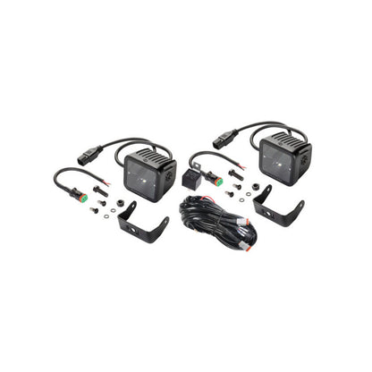Kit de faros LED Hella para iluminación OffRoad con accesorios y cableado para instalación