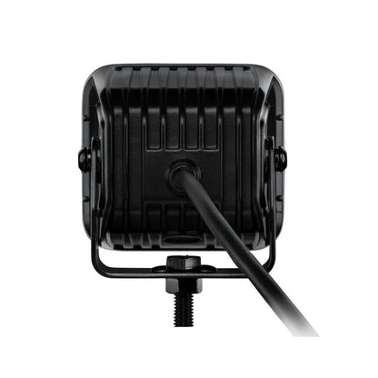 Parte trasera de faros LED Hella para iluminación OffRoad con montaje y cable visible