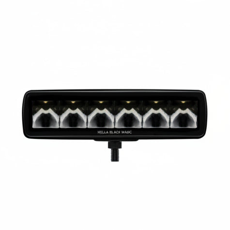 Mini Barra 6 LED Hella con diseño compacto y potente iluminación para vehículos todo terreno