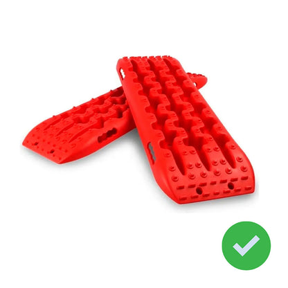 Kit de Montaje ALL-TOP con placas de tracción rojas para herramientas off-road