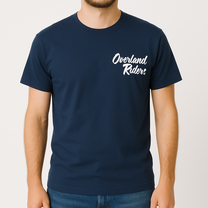 Polera Polo 100% Algodón con Logo Blanco - Overland Riders