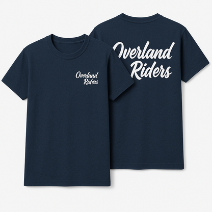 Polera Polo 100% Algodón con Logo Blanco - Overland Riders