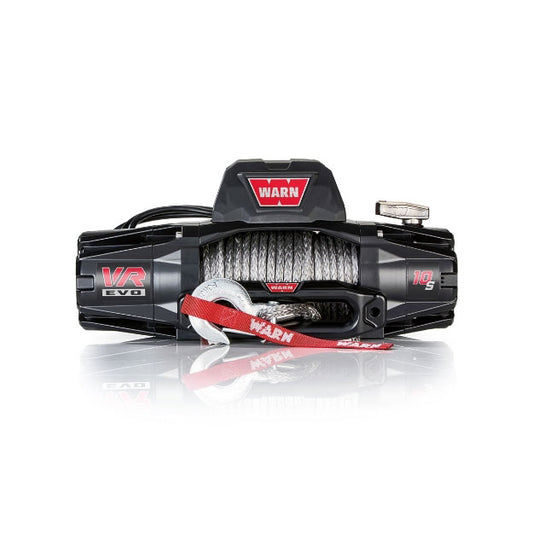 Winche 10.000 lb WARN VR EVO con cable de acero y gancho resistente para uso pesado